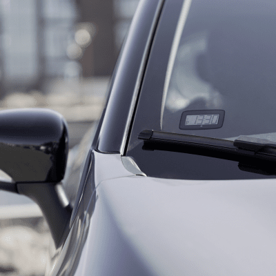 ParkMicro på vindruta